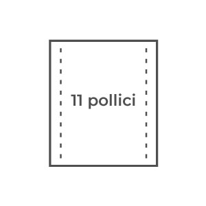 11 Pollici x 24cm