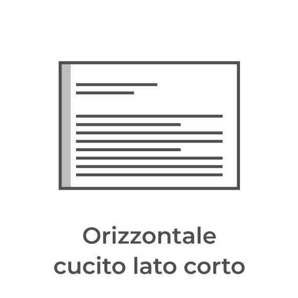 Orizzontale cucito lato corto