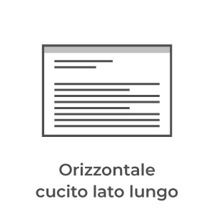 Orizzontale cucito lato lungo