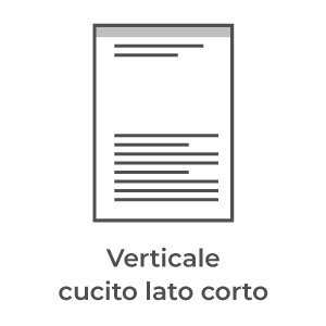 Verticale cucito lato corto
