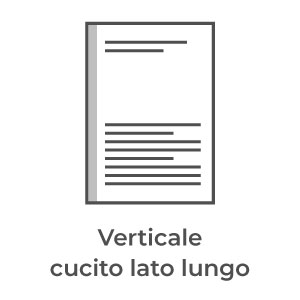 Verticale cucito lato lungo